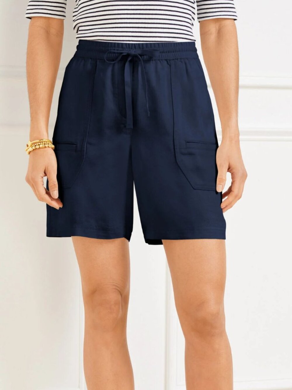Talbots Flowy Pull-On Tencel Shorts, Size XS, Like New